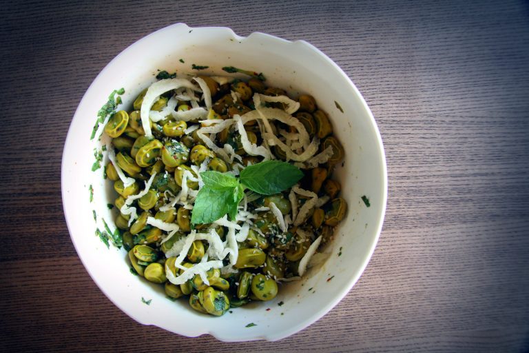 sałatka z bobem na ostro z chilli - Anna Lewandowska - healthy plan by Ann